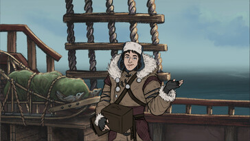 Una imagen que muestra a un personaje en The Pale Beyond.