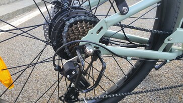 Cambio Shimano Entry 7 velocidades - Prueba Touroll B2 e-bike