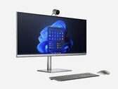La pantalla ultra ancha 5K del PC de sobremesa AiO de 34" es bastante inusual. (Fuente de la imagen: HP)