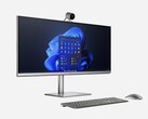 La pantalla ultra ancha 5K del PC de sobremesa AiO de 34" es bastante inusual. (Fuente de la imagen: HP)