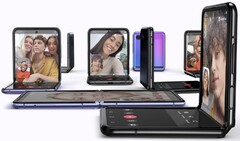 El teléfono plegable Galaxy Z Flip se presentó por primera vez al mundo en febrero de 2020. (Fuente de la imagen: Samsung)