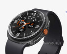 Render no oficial de Galaxy Watch8 Classic con bisel giratorio. (Fuente de la imagen: OnLeaks &amp; SammyGuru)