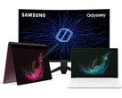 Todos los pedidos anticipados del portátil Galaxy Book2 Pro vendrán con un monitor de juegos curvo de 32 pulgadas de regalo (Fuente: Samsung)