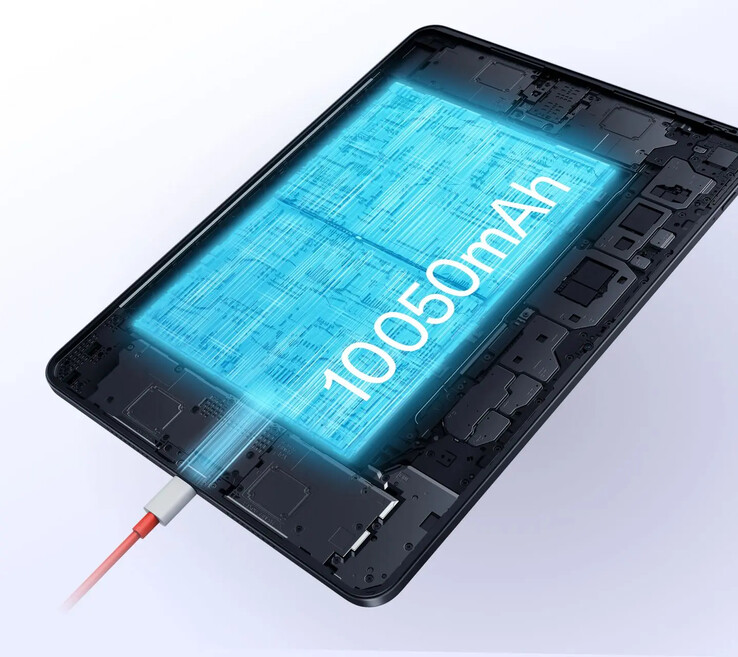 El OnePlus Pad Go 2 también cuenta con una batería de 10.050 mAh. (Fuente de la imagen: OnePlus)