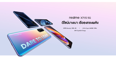 El X7 Pro es el último teléfono premium 5G de Tailandia. (Fuente: Realme)