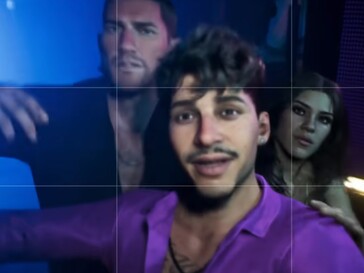 Captura de pantalla del segundo tráiler de GTA 6, en el minuto 2:05.
