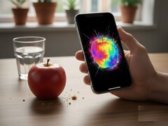 Imagen conceptual de un smartphone que capta una imagen hiperespectral (Fuente de la imagen: generada por IA)