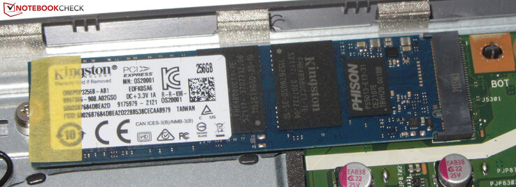 Una unidad SSD PCIe 3.0 sirve como unidad del sistema.