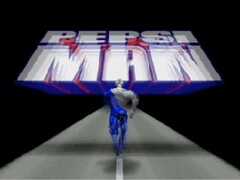 Una captura de pantalla de la introducción de Pepsiman