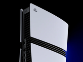 Un render de la parte trasera de la consola PlayStation 5 Pro de Sony