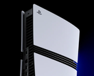Un render de la parte trasera de la consola PlayStation 5 Pro de Sony