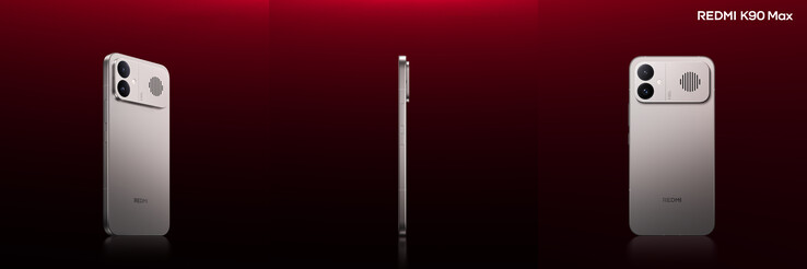 Diseño trasero y lateral del Redmi K90 Max