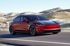 El Tesla Model 3 eléctrico (Fuente de la imagen: Tesla)