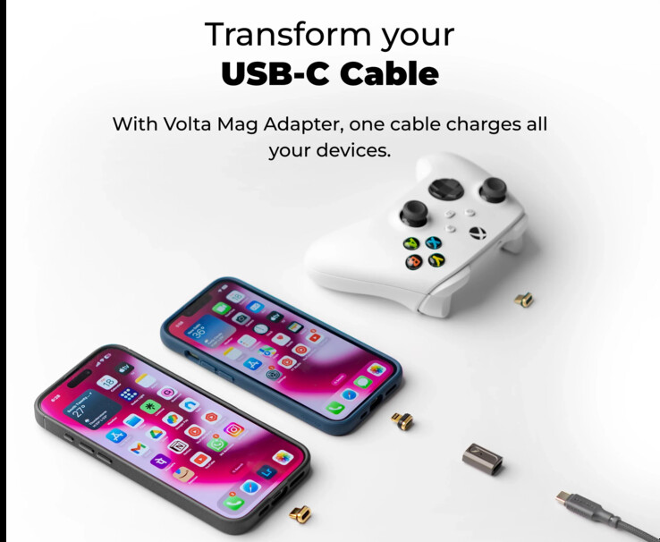 El próximo adaptador Thunderbolt 5 en acción. (Fuente: Volta)