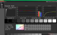 Escala de grises antes de la calibración