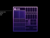Apple Diseño del procesador A16 Bionic (Fuente: Apple)
