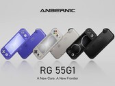 El Anbernic RG 55G1 estará disponible en tres colores en el momento de su lanzamiento.