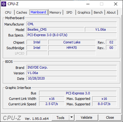 Placa base CPU-Z