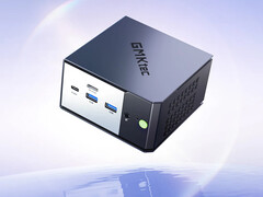 El EVO-X1 Pro cuenta con el Ryzen AI 9 HX 470. En la imagen: una fotografía promocional que muestra la parte frontal del mini PC.