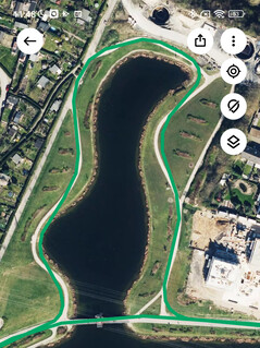 Prueba del GNSS: circunnavegación del mar con el Xiaomi Watch S1 Active