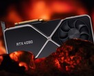 El supuesto TGP de la GeForce RTX 4090 es de 600 W de temperatura. (Fuente de la imagen: Nvidia (RTX 3090)/Unsplash - editado)