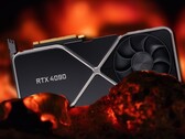 El supuesto TGP de la GeForce RTX 4090 es de 600 W de temperatura. (Fuente de la imagen: Nvidia (RTX 3090)/Unsplash - editado)