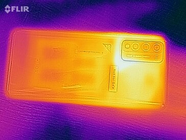 Mapa de calor en la parte trasera