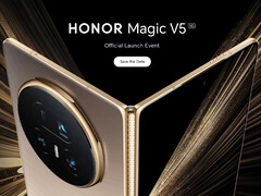 El Magic V5 se lanzará en Malasia el 15 de julio. En la imagen: una imagen promocional del teléfono plegable. (Fuente de la imagen: Honor)