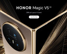 El Magic V5 se lanzará en Malasia el 15 de julio. En la imagen: una imagen promocional del teléfono plegable. (Fuente de la imagen: Honor)