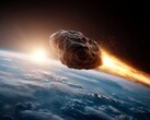 El asteroide 2024 YR4 podría colisionar con la Luna en 2032. Impresión artística de un asteroide acercándose al planeta Tierra. (Fuente de la imagen: mathiasalvez, Adobe Stock)