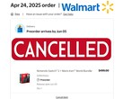Walmart canceló el pedido anticipado de Switch 2 (Fuente de la imagen: captura de pantalla, Walmart con ediciones)