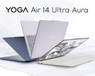 La Yoga Air 14 Ultra Aura está disponible en varias opciones de color.