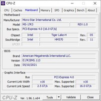 Versión de la BIOS del MSI GE76 Raider 11UH