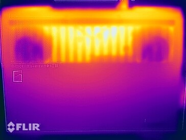 Prueba de esfuerzo de temperaturas superficiales (abajo)