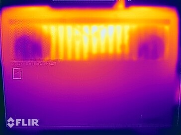 Prueba de esfuerzo de temperaturas superficiales (abajo)