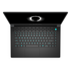 Alienware m15 R6 - Vista superior. (Fuente de la imagen: Dell)