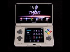El AYN Thor está disponible en cuatro colores, incluido el arco iris (en la imagen). (Fuente de la imagen: AYN)