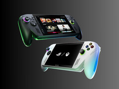 El Asus ROG Xbox Ally y el Xbox Ally X (en la imagen). (Fuente de la imagen: Asustek Computer - Editado)