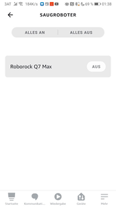 El Roborck Q7 Max se conecta rápidamente con Alexa