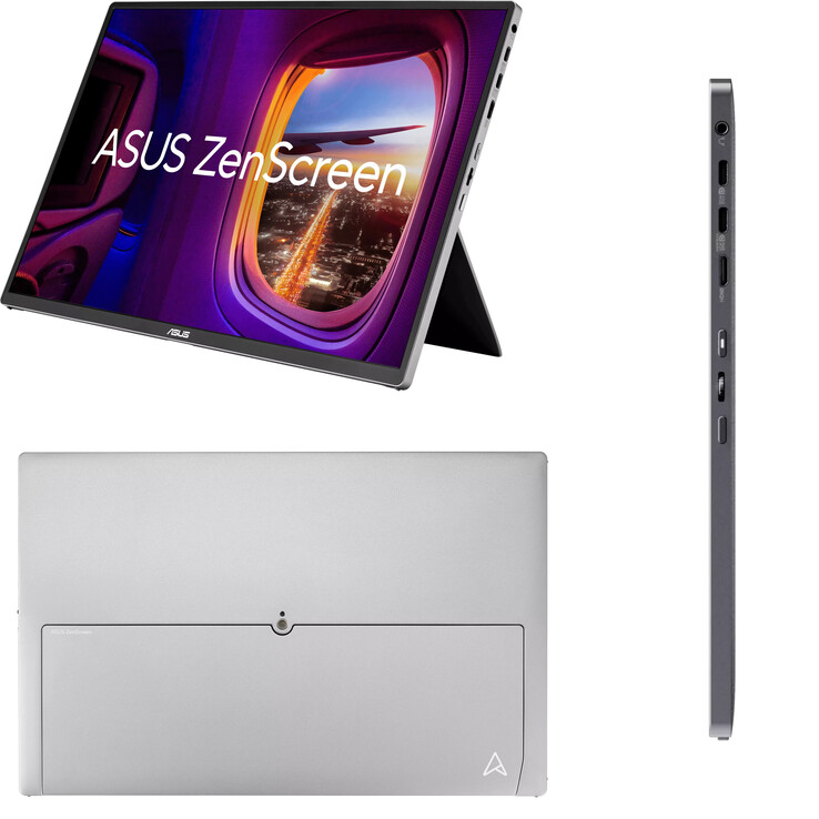 Diseño de la Asus OLED ZenScreen MQ16FC