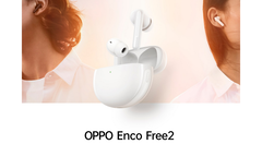 Los nuevos capullos Enco Free2. (Fuente: OPPO)