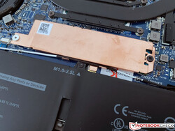 M.2-2280 SSD con una placa de metal