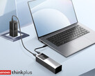 El banco de energía ThinkPlus de 125 W cuesta unos 32 dólares en China. En la imagen: imagen promocional del cargador portátil. (Fuente de la imagen: Lenovo)