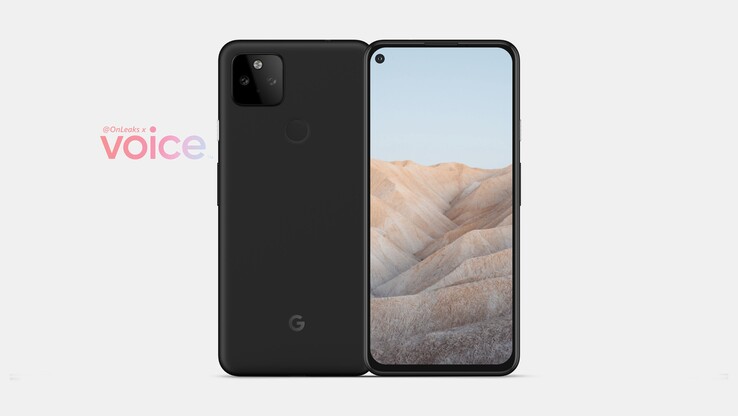 Google Pixel 5a (imagen vía @OnLeaks)