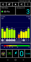 Prueba de GPS al aire libre