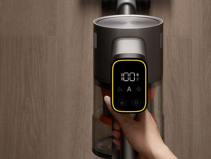 La Xiaomi Vacuum Cleaner G30 Max cuenta con una pantalla digital. (Fuente de la imagen: Xiaomi)