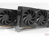 Las placas de referencia RDNA 3 de AMD presentan un elegante diseño totalmente negro.