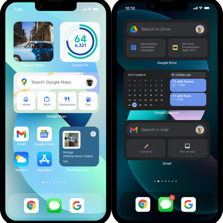 Google muestra cómo el iPhone puede transformarse en un teléfono Pixel virtual. (Imagen: Google)