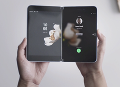 Microsoft se las arregló para optimizar aún más el Snapdragon 855 SoC y exprimirle un poco más de rendimiento para el Dúo de la Superficie. (Fuente de la imagen: Microsoft)