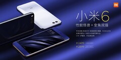 El Xiaomi Mi 6: sigue aguantando ahí. (Fuente: Weibo)